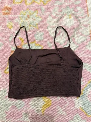 Aerie Corset Cropped Tank Top thumbnail 2