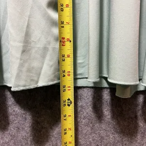 SHEIN Curve Mint Green Lace Trim V-Neck Empire Waist Flutter‎ Sleeve Dress 1XL thumbnail 5
