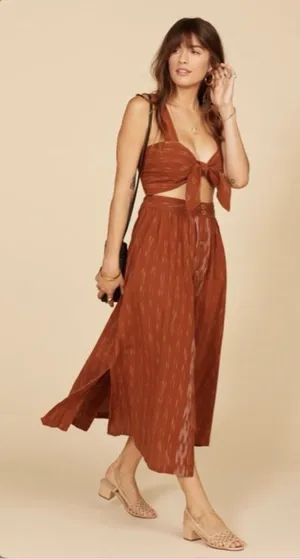 Free People Caldasi Midi Dress Size L thumbnail 1