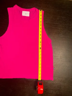 Sol Angeles Hot Pink Ribbed Tank Top thumbnail 5