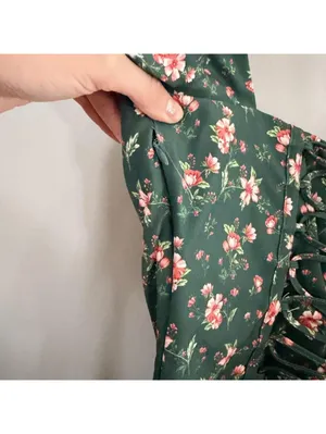 House of CB Malika Green Floral Corset Mini Dress thumbnail 7