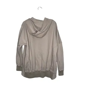 Bucket List Hoodie‎ Womens Large Tan Excellent Snap Henley Oversized Sweatshirt thumbnail 4