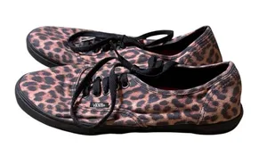 Vans Unisex Animal Print Lace Up Shoes Men 7 Women 8.5 thumbnail 1