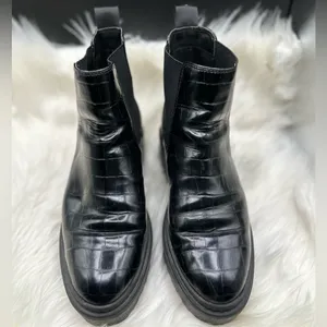 Chunky Black Boots BP Nordstrom Size 8.5 thumbnail 2