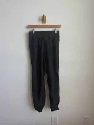Faherty Arlie Pull-On Jogger Pants Black Tencel Linen Blend Women's Small thumbnail 3