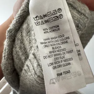 Tahari Gray Mock‎ Neck Cable Sweater Midi Dress thumbnail 5