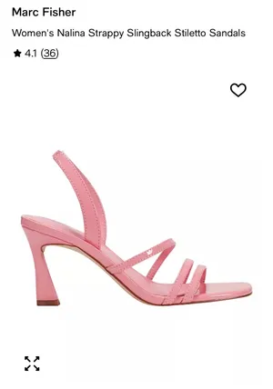 Marc Fisher Pink Heels thumbnail 2