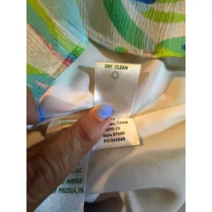 Lilly Pulitzer Dorothy Dress Womens Size 6 Blue Tropical Babydoll Mini thumbnail 4