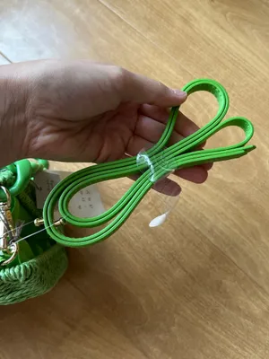 a new day Bright Green Wicker Basket Shoulder Bag & Crossbody, NWT thumbnail 16