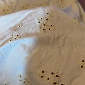 ASOS size 4 eyelet yellow dress‎ thumbnail 6