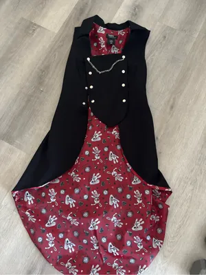 Hot Topic Black Gothic vest with tail coat thumbnail 3