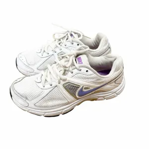 Nike Dart 9 White Purple Sneakers Sz 6 thumbnail 3
