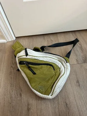 FREE PEOPLE Movement Cold Shoulder Sling Bag in Olive Green thumbnail 2