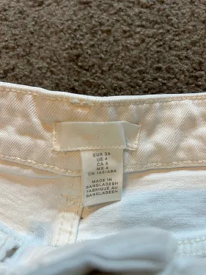 H&M white jeans thumbnail 4