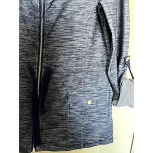 Balance Outdoor track Jacket full zip space dye navy blue activewear women's S thumbnail 4