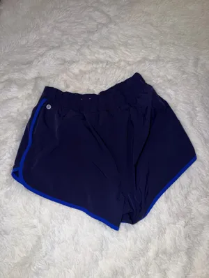 Livi Athletic Shorts Navy with Cobalt Blue Detail Pocket and Lined size XL thumbnail 3
