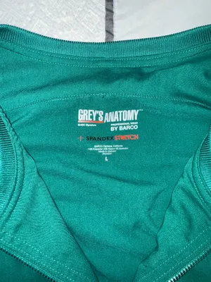 Grey's Anatomy Hunter green scrubs set thumbnail 3
