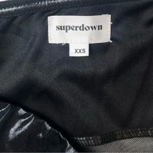 superdown Sheer Panel Black Strapless Maxi Dress thumbnail 13