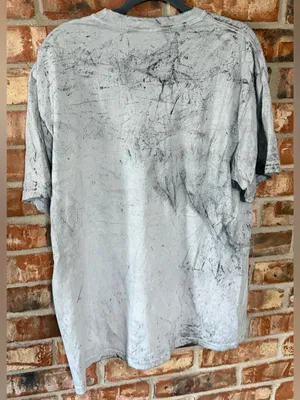 Comfort Colors Smoke Colorblast Graphic Tee with Ghost & Floral Print thumbnail 3