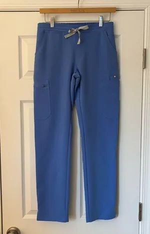 FIGS Yola Skinny Scrub Pant Ceil Blue XS Nurse MD PA PT Healthcare Hospital thumbnail 5