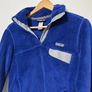 Patagonia Snap T Pullover Size Small Women’s Blue Fleece Sweater thumbnail 4