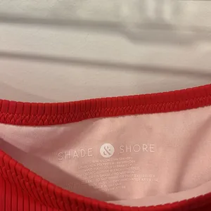 Women’s Shade & Shore Red Bikini Swimsuit Bottom Size Large (NWT) thumbnail 2