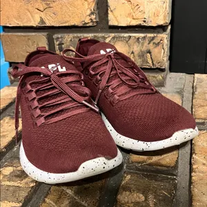 APL Women's TechLoom Breeze Maroon‎ Speckled Knit Athletic Shoes Size 7 thumbnail 3
