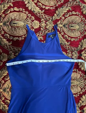 Formal blue evening dress Size L thumbnail 6