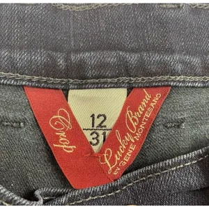 Lucky Brand Dungarees Jeans Easy‎ Rider Crop Women's Size 12/31" Dark Wash EUC thumbnail 3