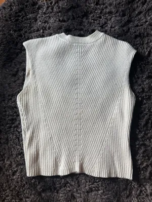 Joe's Jeans Cream Ribbed Knit shirt thumbnail 2