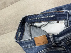 American eagle highest rise mom denim shorts thumbnail 6