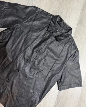 Banana Republic faux leather button up  thumbnail 3