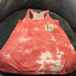 🎉 4 for $20 Allen B tank, Large Pink thumbnail 1