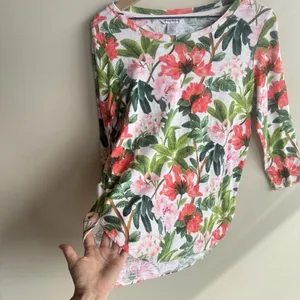 Tommy Bahama 100% Cotton Ashby Isles Faraway Blooms Knit Top S Tropical Heavenly thumbnail 3
