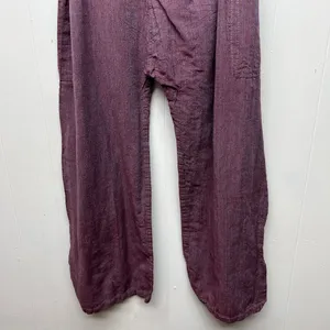 Women's Pull On Strapless Ankle Jumpsuit Size Large Tie Back Lightweight thumbnail 5