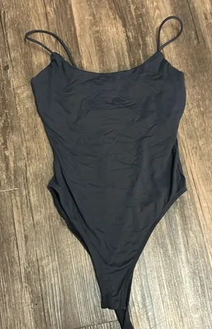 ZARA Grey Bodysuit - Small thumbnail 1