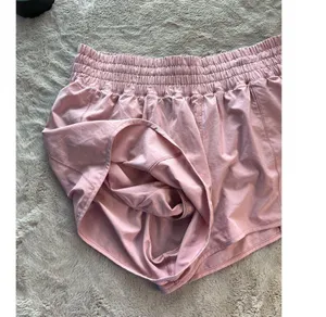 CRZY Yoga Women's Hotty Hot High-Rise Lined Shorts Pink Size 4 Tall thumbnail 2