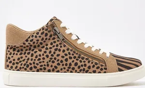 American Eagle Faryl Robin Animal Print High Top Sneakers Size 7 NWT thumbnail 1