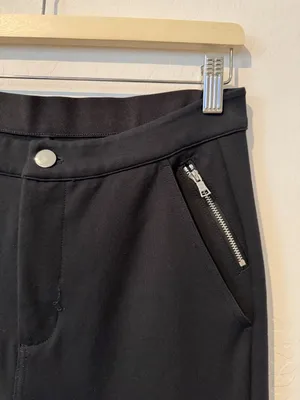 G Fore Double Knit Moto Pants Size 6 Black Stretch Golf‎ Slacks Sporty Classic thumbnail 4