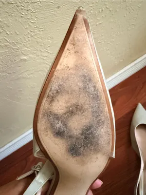 Zara Cream Patent Slingback Kitten Heels thumbnail 5