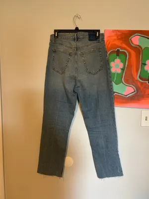 Abercrombie Curve Love Ankle Straight Ultra High Rise Jeans thumbnail 3