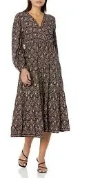 Max studio navy floral maxi dress thumbnail 2