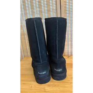 UGG Koolaburra Tall classic black suede leather sherpa lined boots sz 9 thumbnail 8