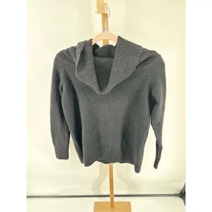 Wilfred Free Alpaca Blend Cowl Neck Sweater Black Ribbed Knit Women’s Size S thumbnail 5