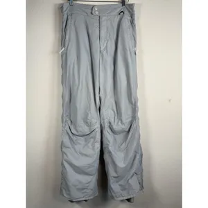 Columbia Vintage 90's Womens Full Side Zip Ski Snow Pants Gray Size XL F2 SL8087 thumbnail 10