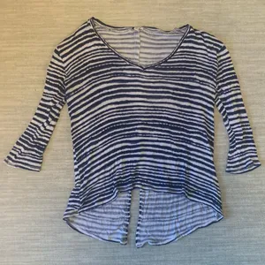 Splendid striped split back top thumbnail 3