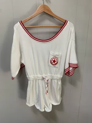 Anthropologie Short-Sleeve Waffle Knit Romper XS thumbnail 3
