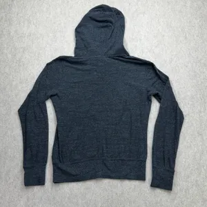 Vintage Nike Hoodie Womens M Gray Y2K Just Do It Athleisure Sporty Streetwear thumbnail 2