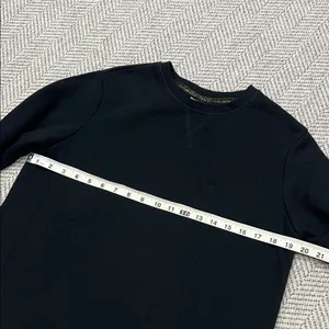 Wondershop Black Crewneck Pajamas Sweater thumbnail 4
