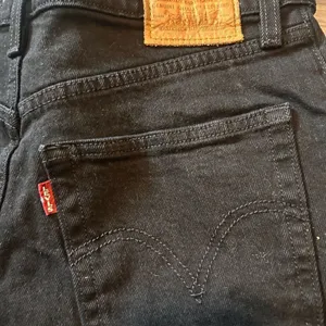 Levi's Black High Waist Denim Shorts thumbnail 6